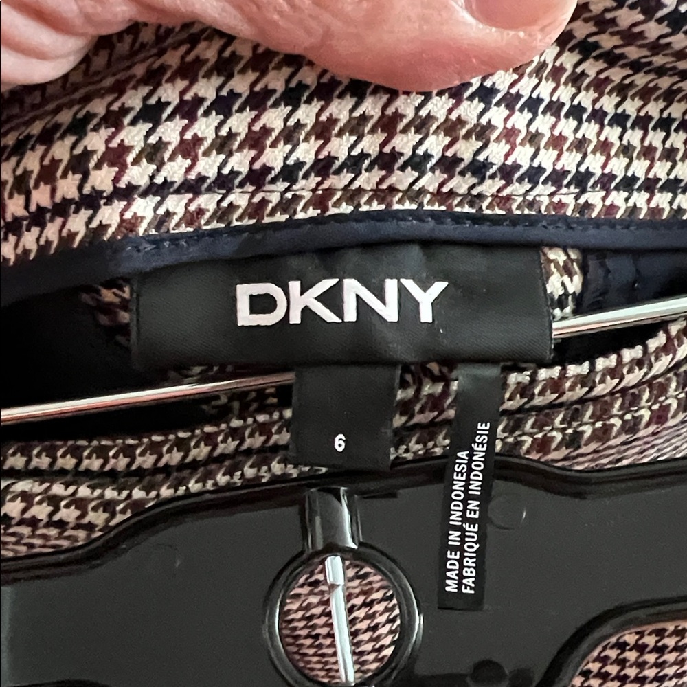 Dkny Houndstooth Patterned Trousers - image 2